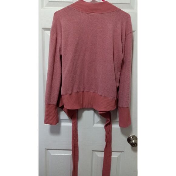 Wishlist Women's Mauve Pink Wrap Around Tie Cardigan S/M - Picture 2 of 4